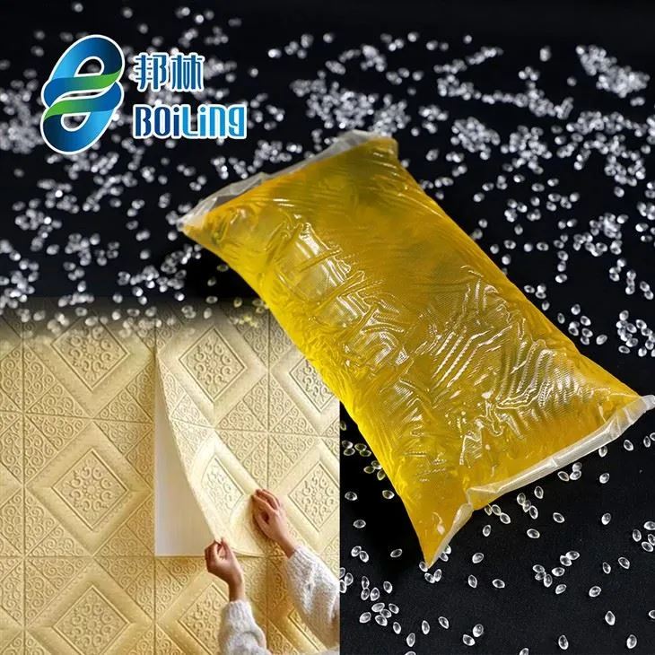 3D ko'pikli devor plitkalari uchun issiq eritilgan yopishtiruvchi