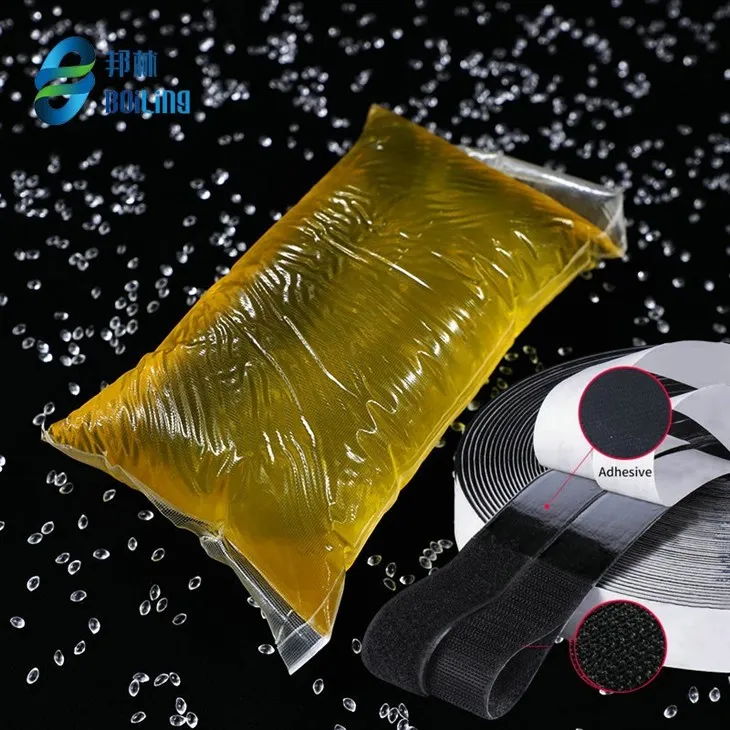 Velcro bosimga sezgir yopishtiruvchi